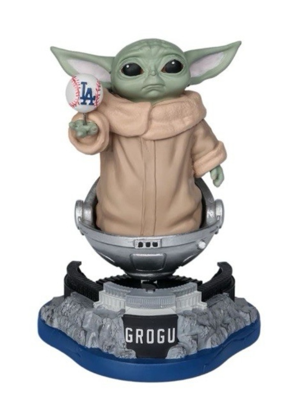 LA DODGERS STAR WARS NIGHT “GROGU” BOBBLEHEAD SGA